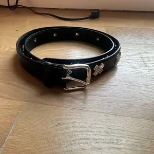 AUREUM Black and silver Women\'s Belt Aureum No.16 Leather Belt | Shopbop main image 2